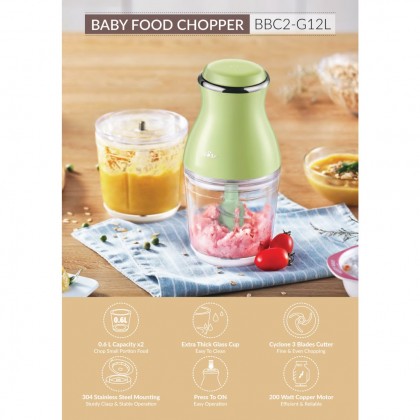 Bear Baby Food Chopper 1.2L BBC2-G12L