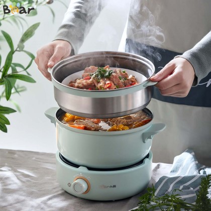 Bear BMC-G25L Electric Hot Pot Electric Boiling Pot Dormitory Electric Hot Household Multi-Function Integrated Pot Split