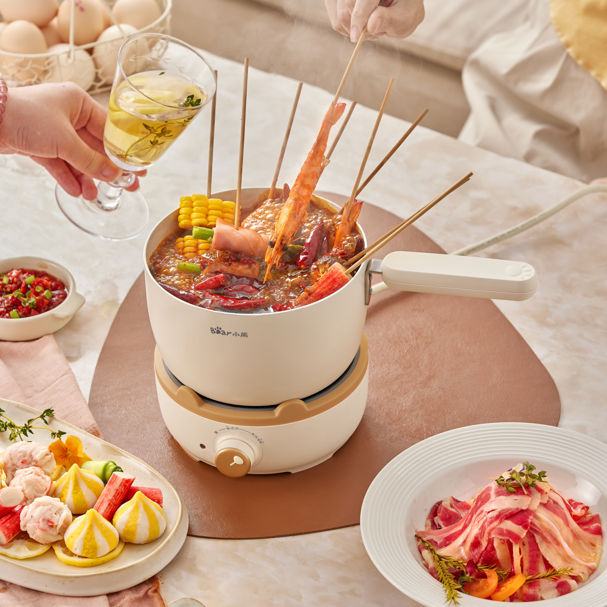 3 in 1 Multicooker | Grill, Cook & Steam | Bear Malaysia