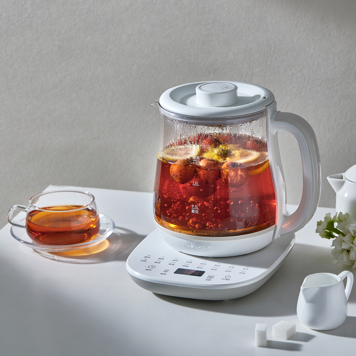 Bear Health Pot 1.5L 800W 12Hour Keep Warm 16 Preset Menus Bear