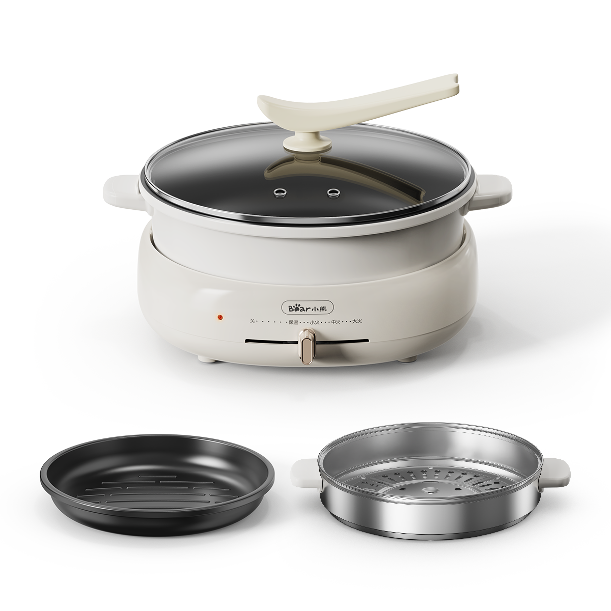 Bear 3 In 1 Multi Cooker 1500W 4.0L BMC3 GM40L